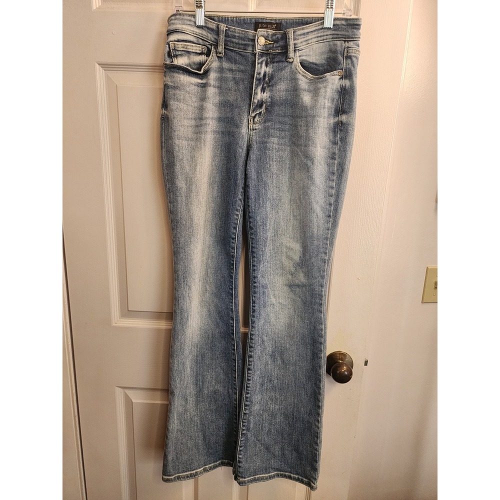 Judy Blue Bootcut Jeans Women 9/29 (30x32)‎ Blue Denim Western Flare Retro